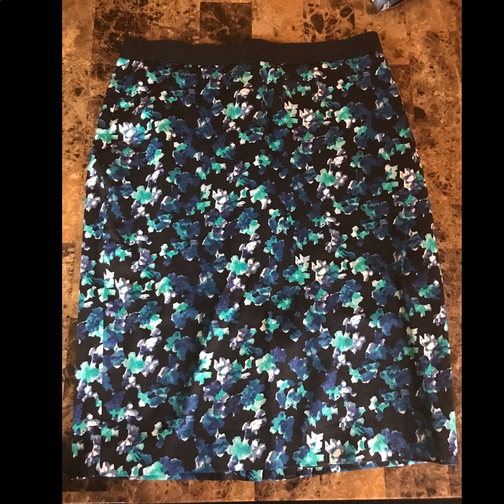 Ann Taylor Elastic waist zip back